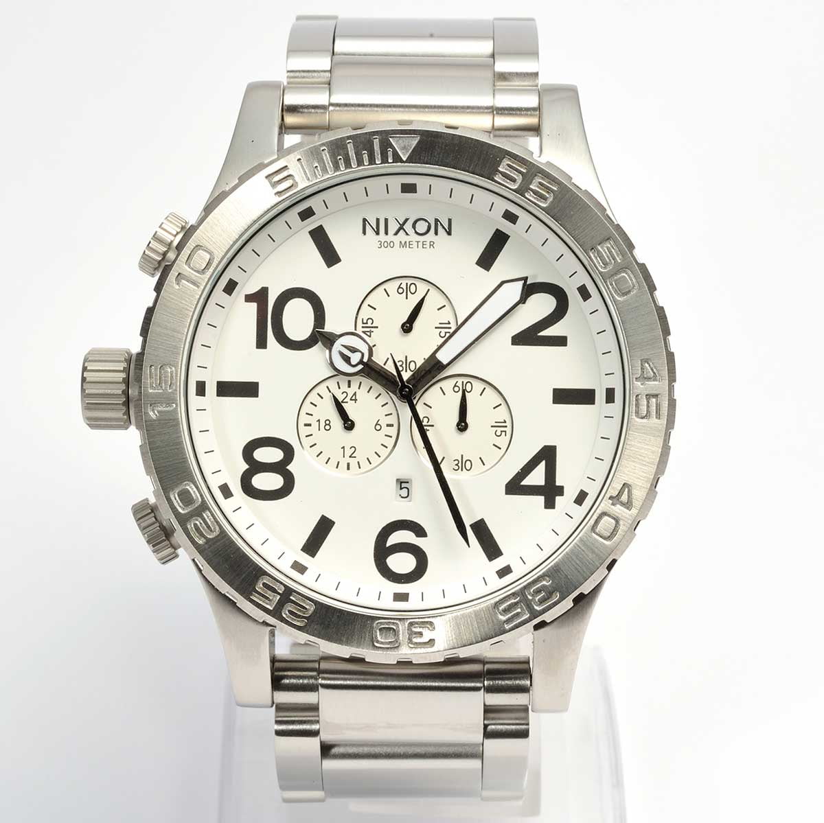 Nixon Mens A083100 Silver Stainless-Steel Analog Ireland Ubuy