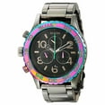 thumbnail image 1 of Nixon A0371698 Men's 42-20 Chrono Grey Dial Gunmetal IP Steel Bracelet Lefty Dive Watch, 1 of 4