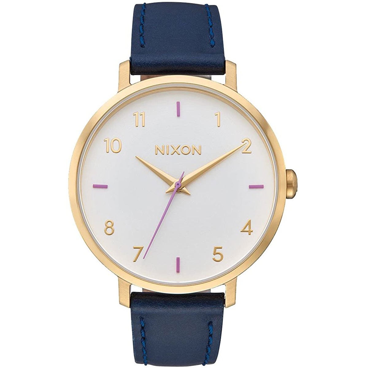 Nixon Women\'s Point It The Arrow Leather Rose Gold Tone Blue Quartz Watch 38mm Nixon Arrow Wristwatches for sale | eBay main image 4
