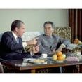 thumbnail image 1 of Nixon In China. President Nixon And Premier Chou-En-Lai Enjoy Tea At The Guest House Upon The President'S Arrival To, 1 of 2