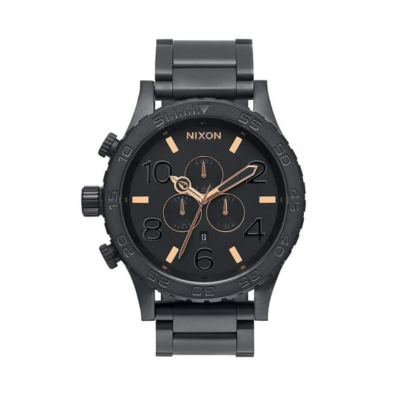 Nixon Men's 51-30 Chrono Black Stainless Steel Quartz Watch A083957, 51mm