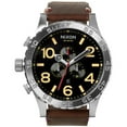 thumbnail image 1 of Nixon Men's 51-30 Chrono Leather A124019 Black Leather Quartz Fashion Watch, 1 of 3