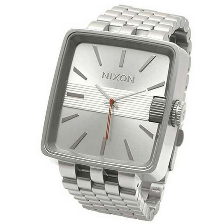 Nixon Men's A004100 Sultan Silver Dial Stainless Steel Bracelet