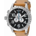 thumbnail image 1 of Nixon Men's A1242299-00 51-30 Beige Leather Chronometer Watch, 1 of 7