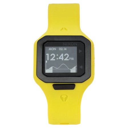 Nixon Men's A3161262 Supertide Digital Quartz Yellow Watch