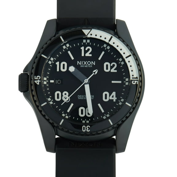 Nixon Men's A960001-00 Descender Sport Swiss Quartz Black Watch