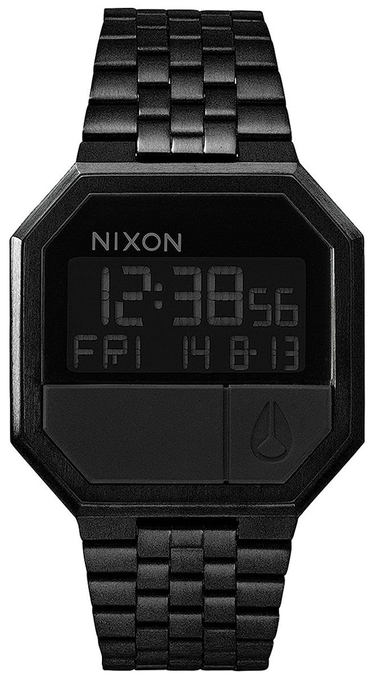 Nixon Men's Black Stainless Steel Digital Watch A158001