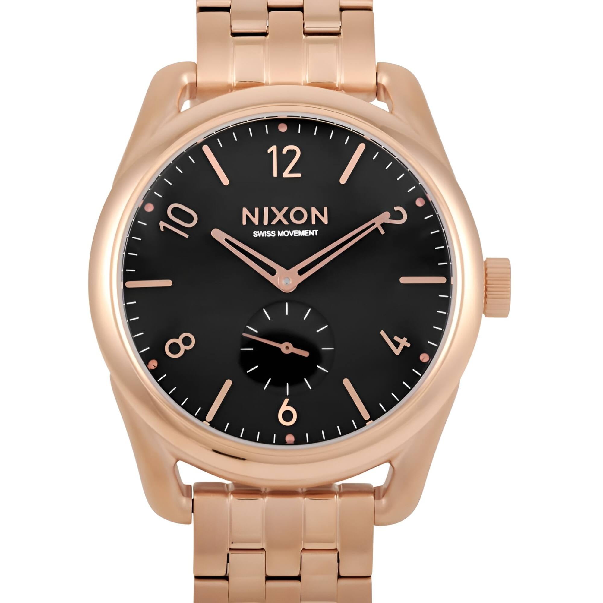 S*.様 ニクソン NIXON クォーツ 腕時計 C39 SS レディース Nixon Men's C39 SS All Rose Gold / Black A950-1932 - Walmart.com