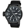 thumbnail image 1 of Nixon Men's Chronicle A127001 Black Leather Swiss Quartz Dress Watch, 1 of 3