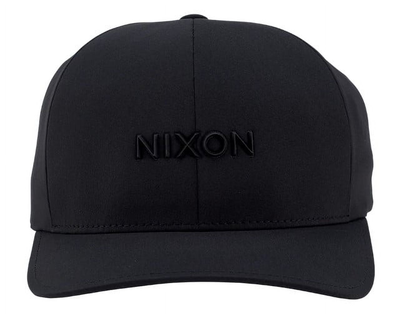Nixon Men s Delta FF Quick Dry FlexFit Hat Cap Small Medium