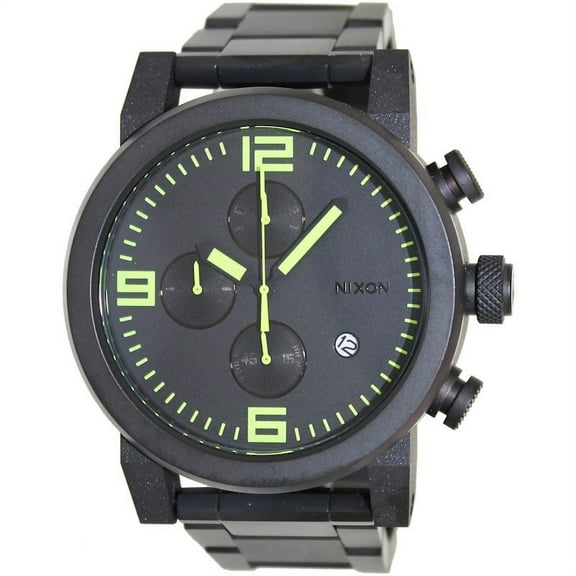 Nixon Men's Ride Ss A3471256 Black Stainless-Steel Quartz Fashion Watch