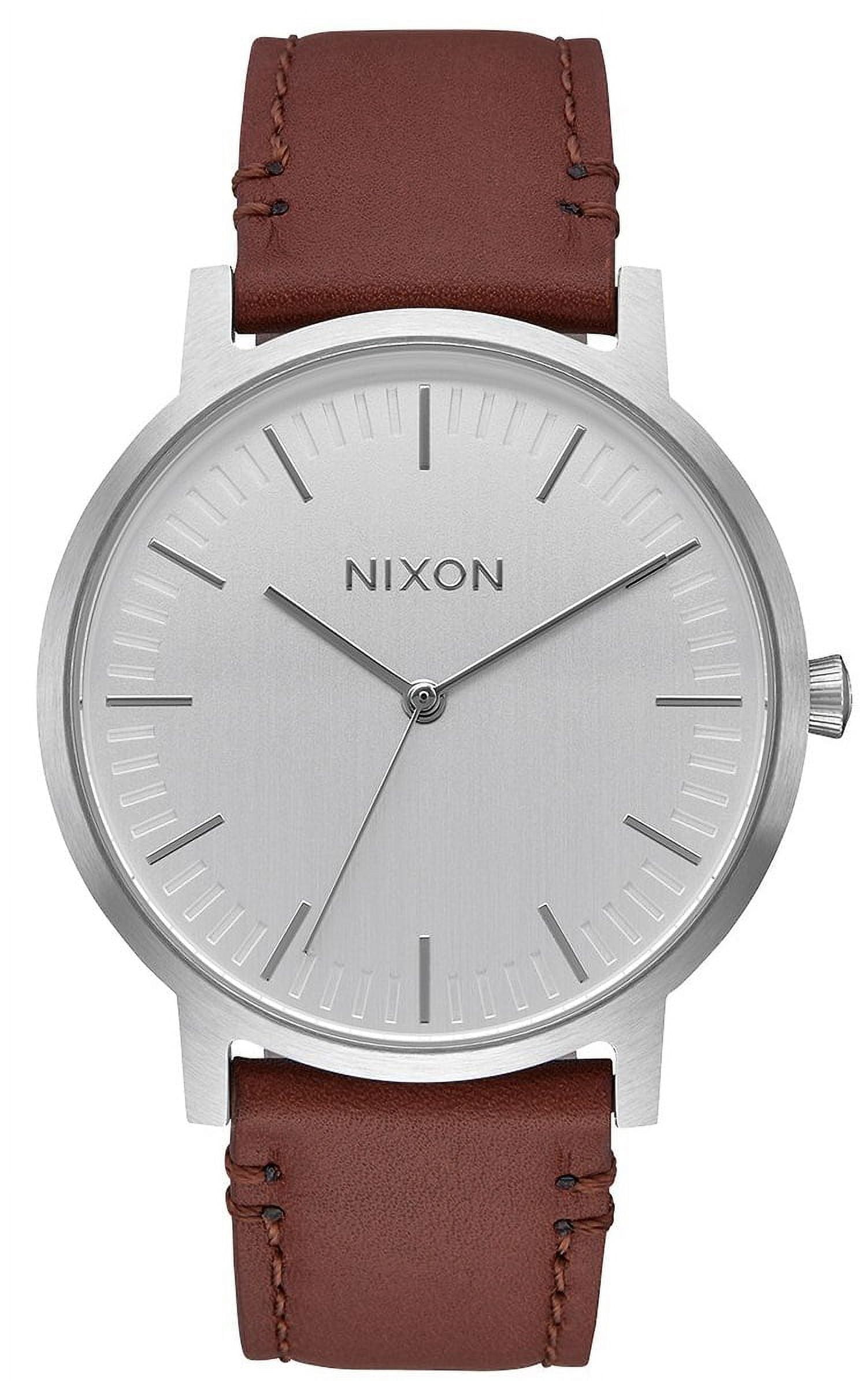 Nixon the 2024 porter leather watch