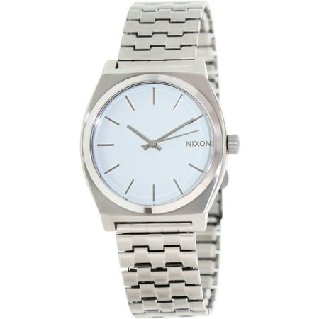 Nixon Men's Time Teller A045100 White Stainless-Steel Quartz Fashion Watch