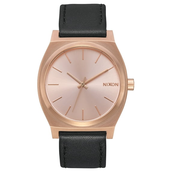 Nixon Men's Time Teller Watch - Rose Gold/Black