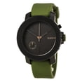 thumbnail image 1 of Nixon Women's A3171089 The Raider Black Dial Green Silicone Strap Crystal Accented Watch, 1 of 3
