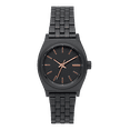 thumbnail image 1 of Nixon Women's A399 - All Black / Rose Gold - Small Time Teller Watch, 1 of 4