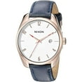 thumbnail image 1 of Nixon Women's A4732160 Bullet Watch With Blue Leather Band, 1 of 2