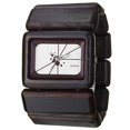 thumbnail image 1 of Nixon Women's A726401 Vega Dark Brown Wood White Dial Quartz Watch, 1 of 2