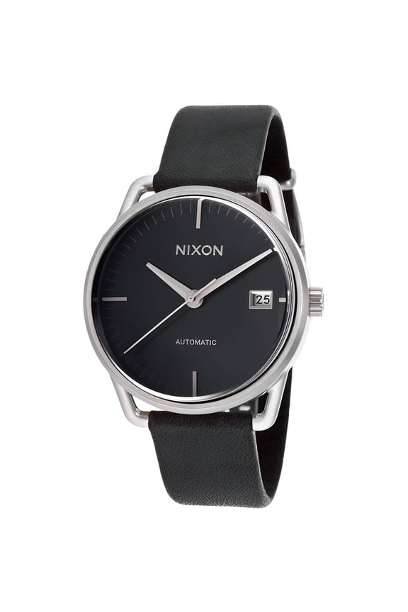 Women's Mellor Automatic Black Genuine Leather and Dial