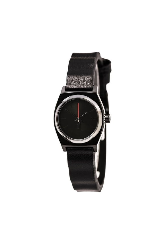 Women's Small Time Teller Leather SW Vader Black A509SW2244 Black Leather Quartz Fashion Watch