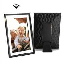 Nixplay 10.1 inch Touch Screen Digital Picture Frame with WiFi (W10P), Classic Mat, Share Photos and Videos Instantly via Email or App