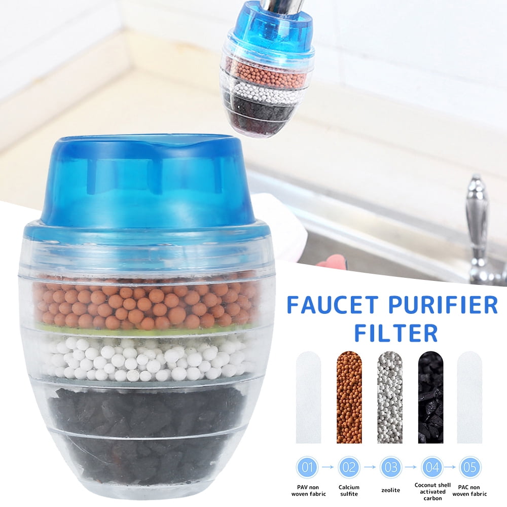 Niyofa 3Pcs Faucet Mount Filters,Faucet Water Filter Purifier Kitchen