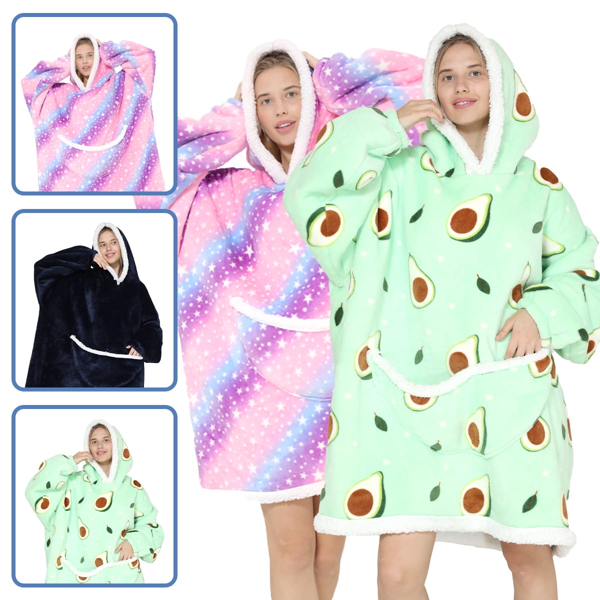 Niyofa Oversized Blanket Hoodie Sweatshirt with Zambia Ubuy