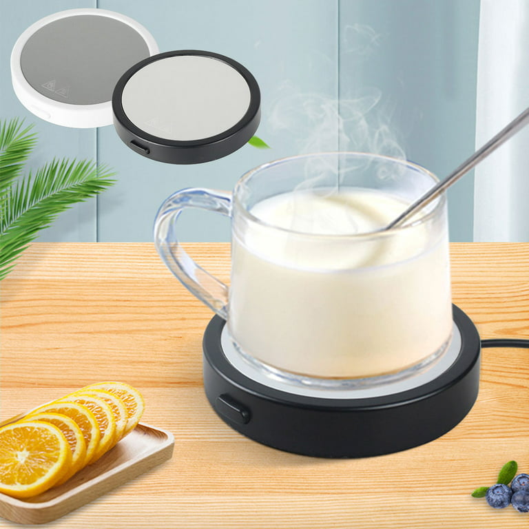 Smart Coffee Warmer, Coffee/Oatmeal/Milk Mug Warmer, Cordless Thermostatic  Stirring Mug, Cordless Charging Thermal Mug for Cell Phone, Tea Maker for
