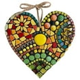 Niyofa Garden Mosaic Heart Wall Decor Hanging,Art Ornament Romantic
