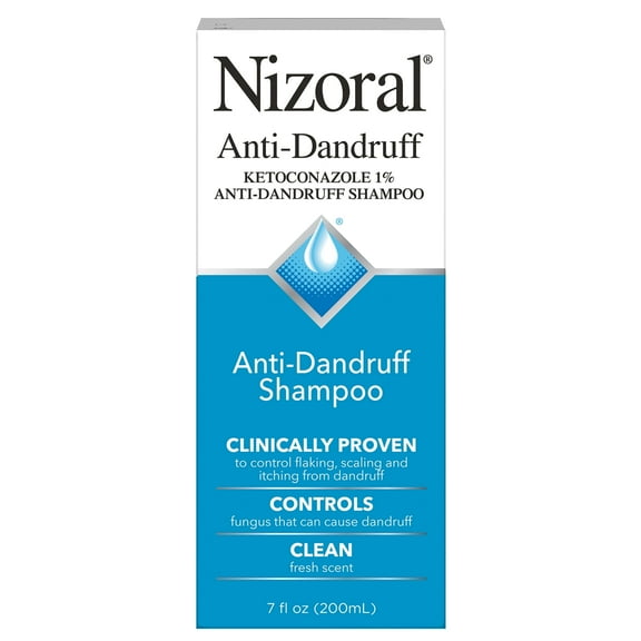 Nizoral Anti-Dandruff Shampoo with 1% Ketoconazole, Fresh Scent, 7 Fl Oz