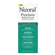 Nizoral® Psoriasis Relief Cream Relieves Itching, Irritation & Redness and Controls Flaking and Scaling with Maximum Strength Medicine (Salicylic Acid 3%), 4 Fl Oz