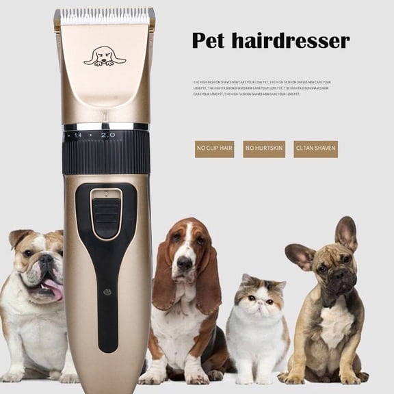 Njagoc Dog Shaver Clippers Low Noise Rechargeable Electric Quiet Hair Clippers