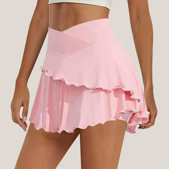 Njagoc3 Chic Wrap Skirt with Adjustable Waist Tie, Versatile Styling Options, Summer Wardrobe Staple