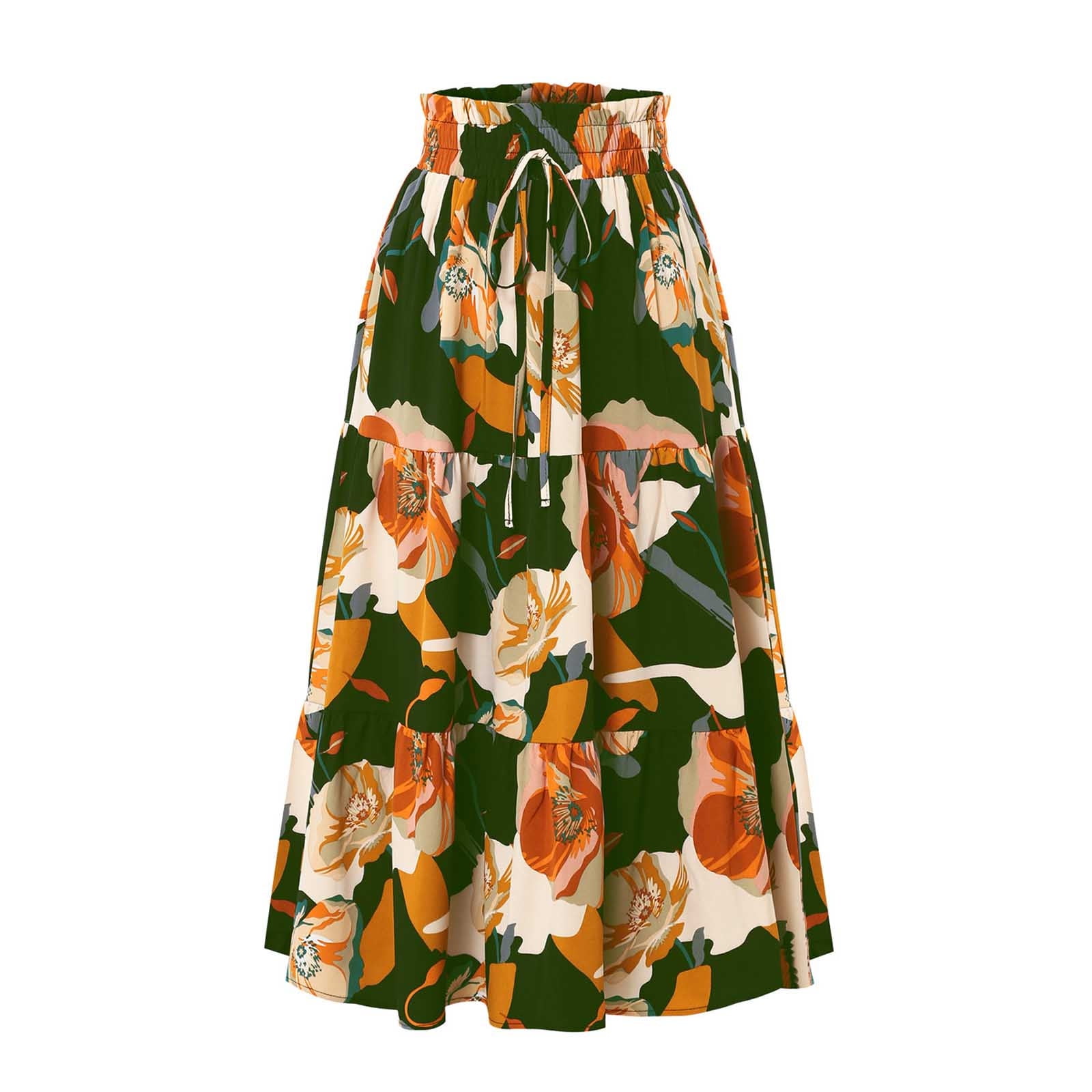 Exquisite Casual Floral Print Short Skirt