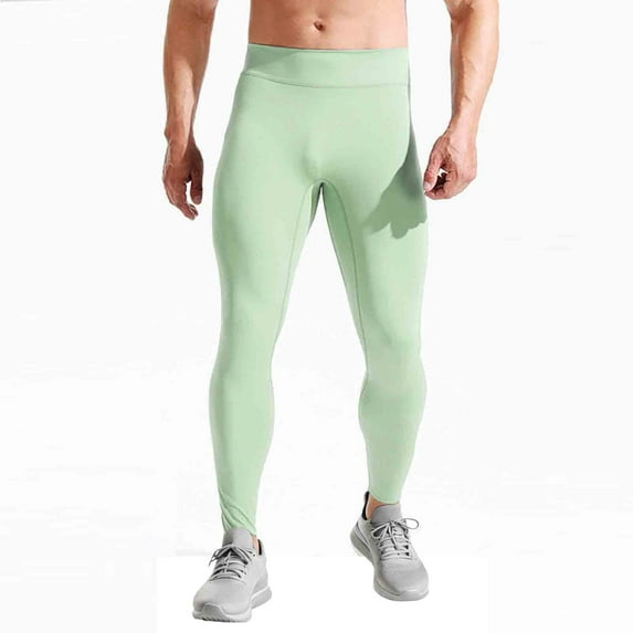 Njagoc3 Men's Compression Fitted Athletic Pants - Performance Gym & Running Wear