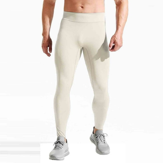 Njagoc3 Men's Compression Fitted Athletic Pants - Performance Gym & Running Wear