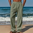 thumbnail image 1 of Njagoc3 Men's Drawstring Wide-Leg Jeans - Relaxed Casual & Everyday Wear, 1 of 6