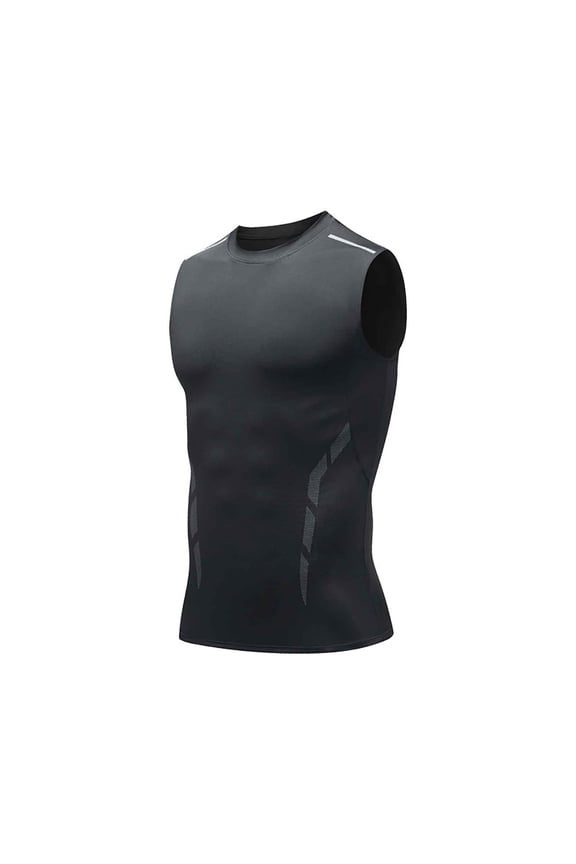 Mens Athletic Compression Tank Top, Quick - Dry, Slim Fit for Summer High - Intensity Training & Running