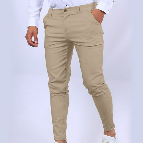 Njagoc3 Mens Athletic Pants, Slim Fit, Solid Color, Elastic Waist, Breathable Fabric, Unique and Stylish, Great for Sports and Fitness Activities