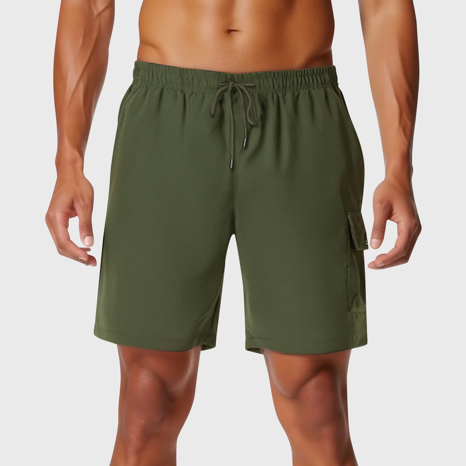 Njagoc3 Mens Beach Color-Block Swim Trunks, Quick-Dry Mesh Lining ...