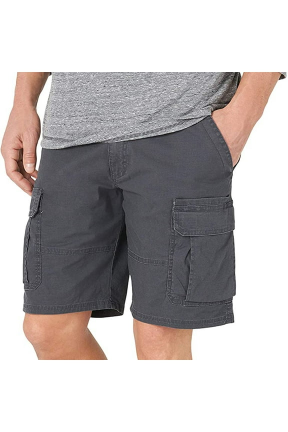 Mens Cargo Shorts, Belted Waist, Rugged Style for Summer Outdoor Adventures & Casual Wear