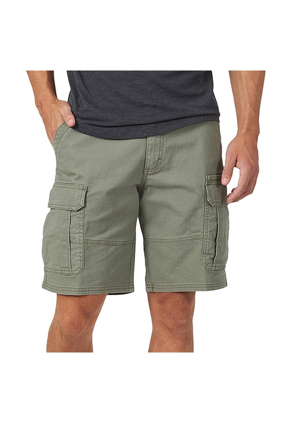 Mens Cargo Shorts, Belted Waist, Rugged Style for Summer Outdoor Adventures & Casual Wear