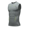 thumbnail image 1 of Njagoc3 Mens Compression Tank Top, Moisture - Wicking, Athletic Fit for Summer Gym Workouts & Sports Performance, 1 of 6