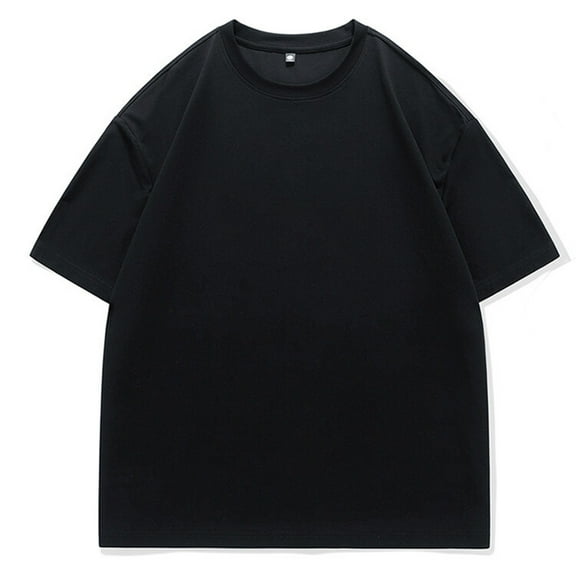 Njagoc3 Mens Eco Friendly Solid Tee Organic Cotton Short Sleeve Crew Neck Sustainable Casual T Shirt