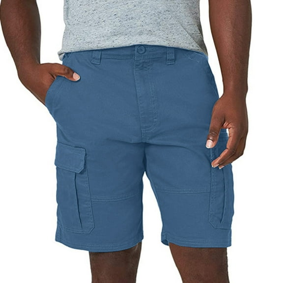 Njagoc3 Mens Khaki Cargo Shorts, Multi - Functional Pockets, Comfort Fit, Summer Daily & Outdoor Wear