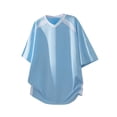 thumbnail image 1 of Njagoc3 Mens Short - Sleeve Contrast Athletic Tee, Moisture - Wicking, Team Sports & Training Top, 1 of 5