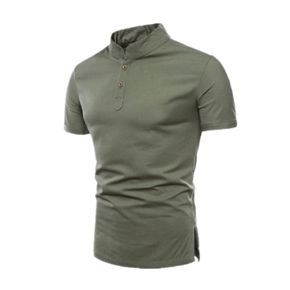 Njagoc3 Mens Short - Sleeve Gradient Panel Athletic Tee, Quick - Dry Fabric, Slim Fit, Summer Sports & Training Top