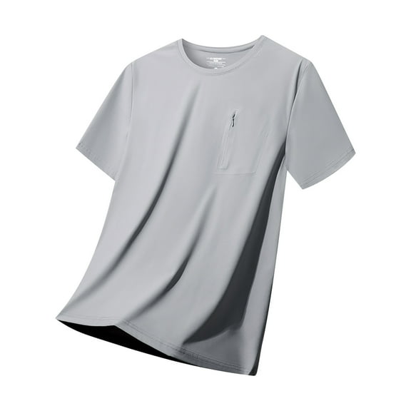 Njagoc3 Mens Short - Sleeve Henley Neck Tee, Regular Fit, Soft Cotton, Summer Daily & Layered Top