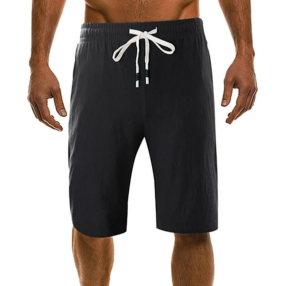 Njagoc3 Mens Solid Color Swim Trunks, Quick - Dry Fabric, Classic Fit for Summer Beach Vacations & Pool Days