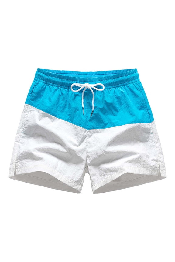 Mens Vintage Denim Shorts, Faded Wash with Distressed Hem, Summer Retro Casual & Beach Vibes